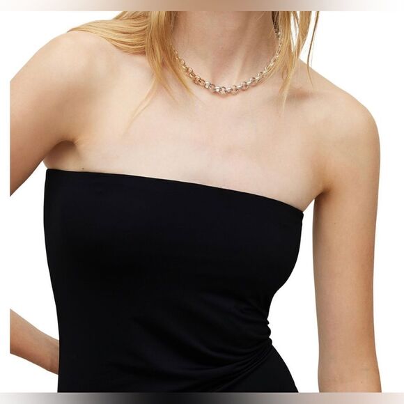 Allsaints Charlie Convertible Midi Dress NWT Size US 8 - Picture 9 of 13